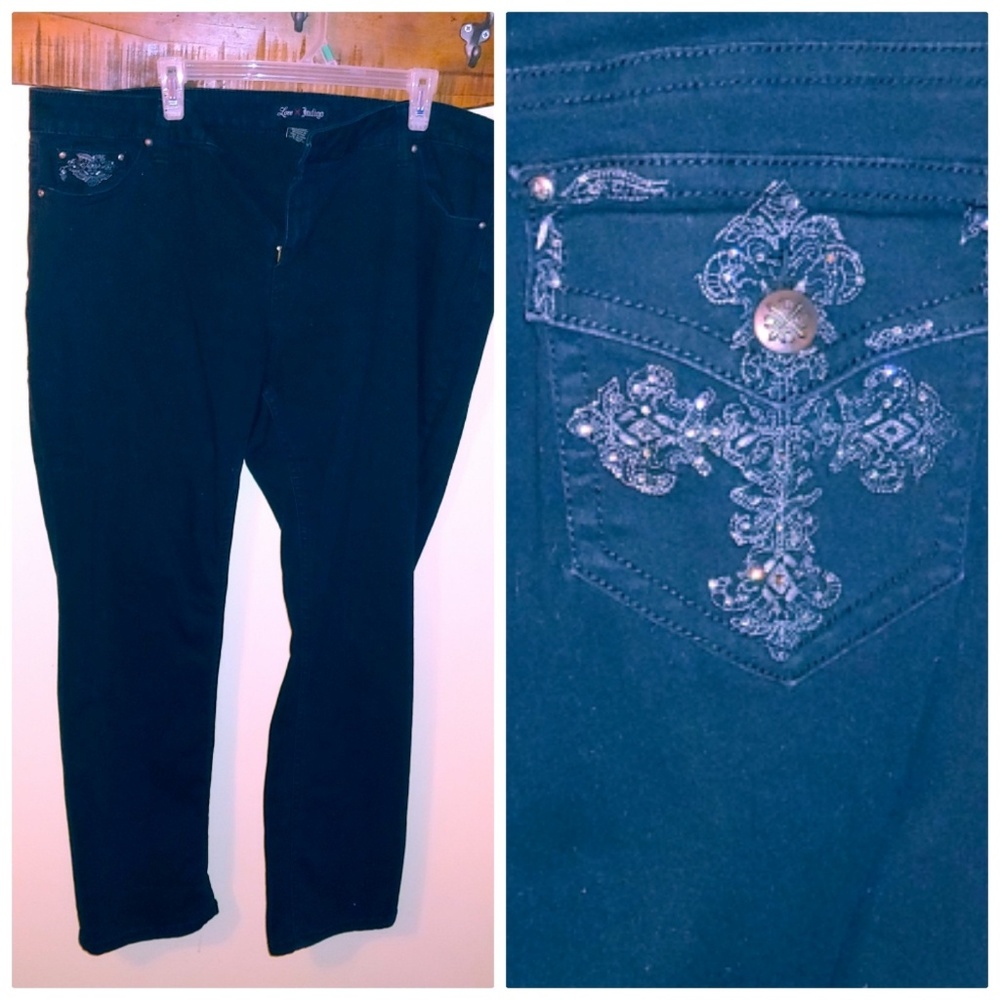 Love indigo Straight leg jeans